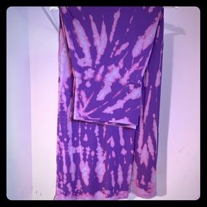 Purple and pink Tye Die 3X LuLaRoe Maxi Skirt